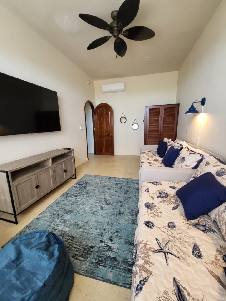 Upper Bunk Bedroom Casa Luna Azul Isla Mujeres Mexico Vacation Rental