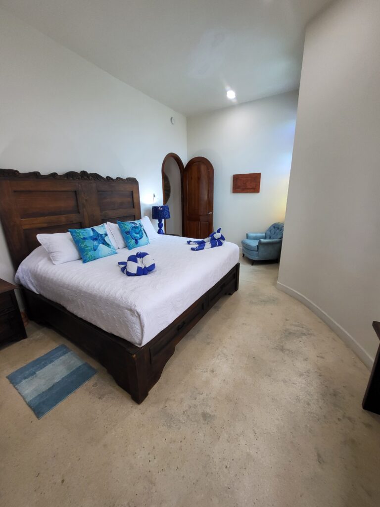 Upper Front Bedroom Casa Luna Azul Isla Mujeres Mexico Vacation Rental
