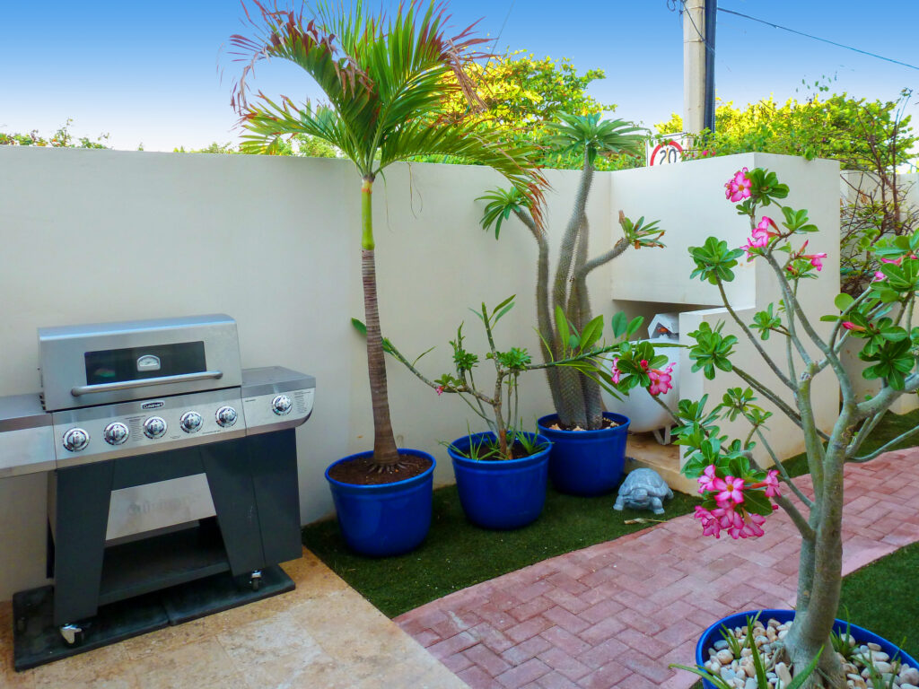 Courtyard Casa Luna Azul Isla mujeres mexico vacation rental home